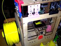 Spindle for Voxel Factory filament spool by techknight