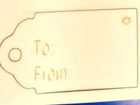 Gift Tags with Snowflakes by baldengineer