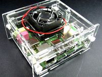 ODROID-X Enclosure with Fan Mount by builttospec