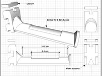 Ultimaker Reel Holder (up to 10cm depth) by humberto
