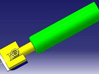 Razor blade scraper by 3D_CC_design