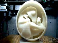 3D Baby Dinosaur Egg by XXRDESIGNS