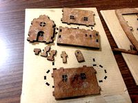 A laser cut gingerbread house by shasse