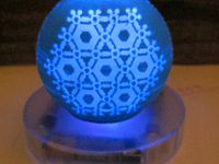 Translucent Snowflake Ornament by pmoews