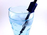 Tardis Straw Buddy by brucethehoon