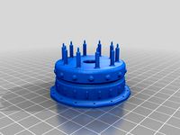 Birthday Cake Candle Holder by fullandc