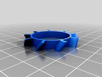 Replicator 2 Extruder Fan Prothesis by fullandc