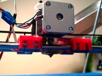 Two Part Universal Mendel X-car  by FinucaneDesignLLC