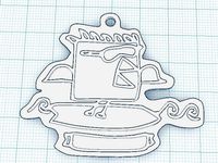 RoboBrrd surfing token3D by MorenaP