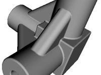 Just a way to make public the issue of the faulty mini printer: Cube support for 3,25mm. rods by mixart