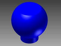 Ball Attachment, Threaded PlayStation Joystick by Jad91
