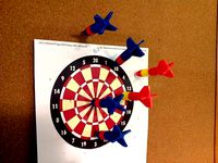 Thumbtack Dart by JavaGrinder