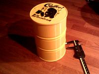 Coffee Container Drum Barrel by catohagen