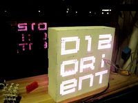 disorient LED bike sign by mpinner