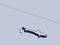 Shark - flat shape by