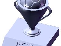 BCF soccer trophy by scottish