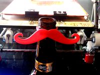 Bottle Mustache by tosjduenfs