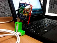 Arduino USB Connector Mount by cmceezee