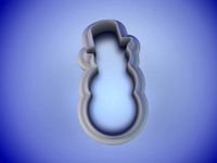Snowman Cookie Cutter by DarkAlchemist