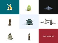 Lowpoly Iconic Buildings Pack