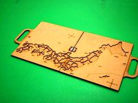 The Puzzle of Japanese Map by iKobo