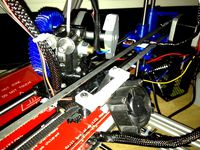Fan mount for Greg's X-Carriage with Kühling's LM Holder by Asger