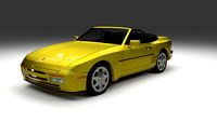 Porsche 944 Cabrio with interior