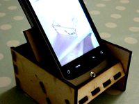 Laser cut mobile phone stand by tobyjaffey