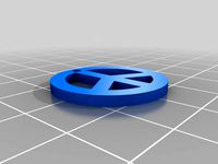 Peace an Love Pendant by StephaneRousseau