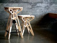 Space Frame Stools BWarDesign. by bwardesign
