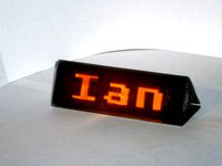 BilbyCNC Printober 2012 Customisable name plate by acon