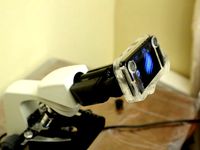 iPhone 5 Microscope Adapter by tomkinsc