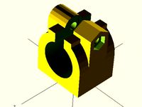 Impoved TFZB/JZB/LMxUU/LMxLUU configurable clamp holder by nothinman