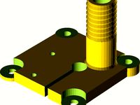 Bowden Clamp for Ultimaker Hot end v2 by hugokernel