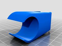 Harbor Freight LED flashlight to handlebar clamp by robduarte