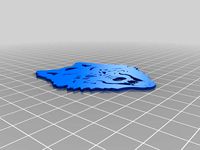 Wolfy Keychain Ornament by XSF1