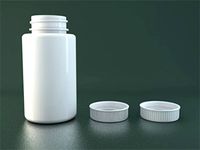 Pill bottle with twist on cap by DarkAlchemist