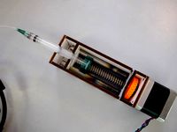 Bowden Syringe Extruder by JelleBoomstra
