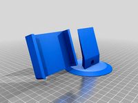 iPhone 5 Desk Top Stand with synch cord pass through by i3Dnaked