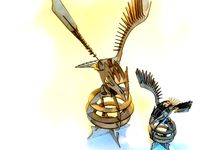 LaserCut - 3D Puzzle Eagle by jtronics