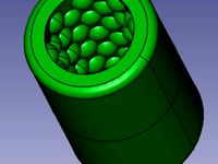 Linear Bearing - LM8UU V1.0 by Hendrik