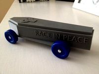 Race In Peace - Coffin Pinewood / Nerdy Derby Car by JohnA