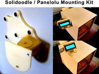 Solidoodle Panelolu case and magnetic case mount by lawsy