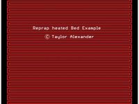 Reprap heated bed generator by tlalexander