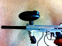 Paintball Hopper (Larger with test supports) by douglasmauro