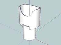 Fry-Pod Frech Fry Holder for Cup Holder by i3Dnaked