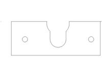Groovemount lasercut mount plate. by karandex