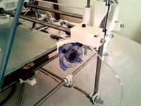 RepRapPro Mendel Cooling Fan Bracket by ajayre