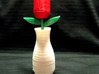 Vase Stem Rose by Nedstryger