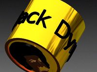 Black Dynamite Nunchuck Ends by matrhint